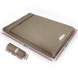 NNEDSZ Double Size Self Inflating Mattress Mat 10CM Thick   Coffee