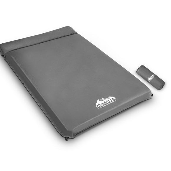 NNEDSZ Double Size Self Inflating Mattress - Grey