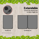 NNEDSZ Double Size Self Inflating Mattress - Grey