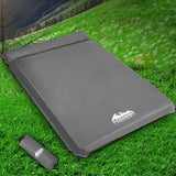 NNEDSZ Double Size Self Inflating Mattress - Grey