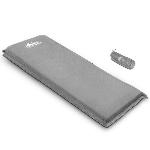 NNEDSZ Single Size Self Inflating Matress - Grey