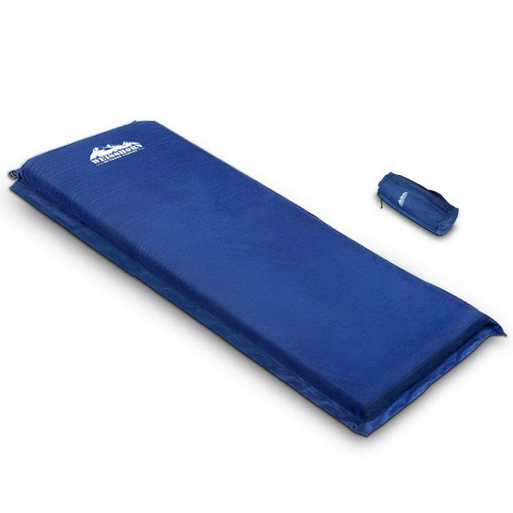 NNEDSZ Single Size Self Inflating Matress - Blue
