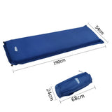NNEDSZ Single Size Self Inflating Matress - Blue