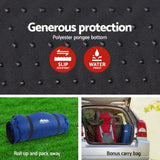 NNEDSZ Single Size Self Inflating Matress - Blue