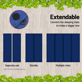 NNEDSZ Self Inflating Mattress Camping Sleeping Mat Air Bed Pad Double Navy 10CM Thick