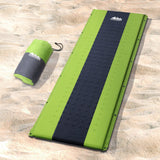 NNEDSZ Self Inflating Mattress Camping Sleeping Mat Air Bed Pad Single Green