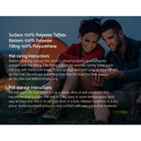 NNEDSZ Self Inflating Mattress Camping Sleeping Mat Air Bed Pad Double Green