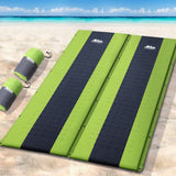 NNEDSZ Self Inflating Mattress Camping Sleeping Mat Air Bed Pad Double Green