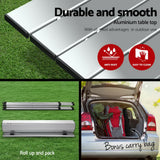 NNEDSZ Portable Roll Up Folding Camping Table