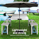 NNEDSZ Folding Camping Table and Chair Set 85cm