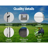 NNEDSZ 20L Outdoor Portable Toilet Camping Shower Tent Pop Up Change Room BL
