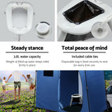 NNEDSZ Portable Folding Camping Toilet