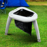 NNEDSZ Portable Folding Camping Toilet