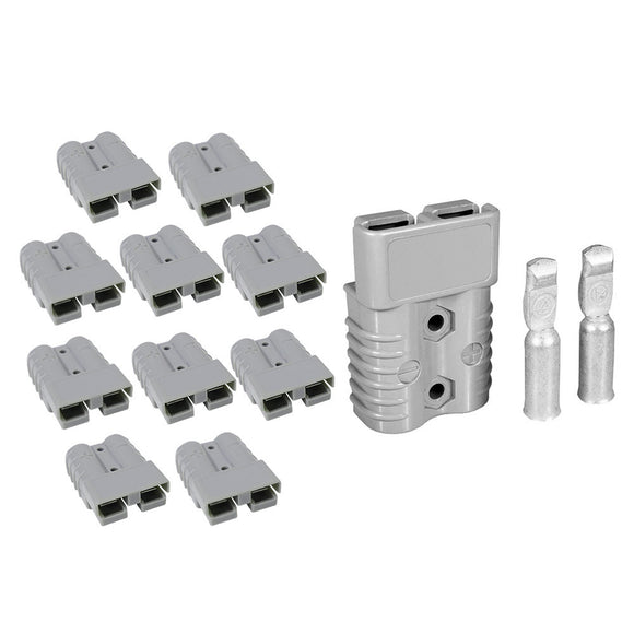 NNEMB 10 x 50A Anderson Style Power Plug Connectors and Terminals Pack
