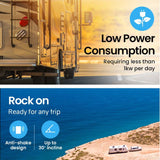 NNEMB 70L Portable Bar Fridge and Freezer 12V/24V/240V for Camping-Caravans-Black