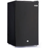 NNEMB 95L Portable Upright Fridge and Freezer 12V/24V/240V for Camping-Caravans-Black