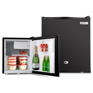 NNEMB 57L Portable Camping Bar Fridge with Freezer 12V/24V/240V-Black