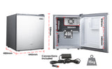 NNEMB 57L Portable Camping Bar Fridge with Freezer 12V/24V/240V