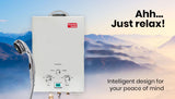 NNEMB 12V Tankless Outdoor Camping Shower Water Heater with Bonus Water Pump