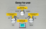 NNEMB 12V Tankless Outdoor Camping Shower Water Heater with Bonus Water Pump