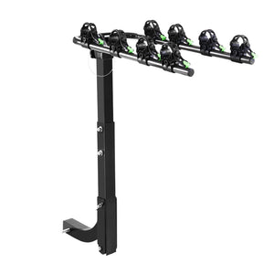 NNEDSZ Bike Carrier 4 Bicycle Car Rear Rack Hitch Mount 2 Towbar Foldable Steel