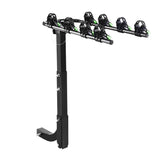 NNEDSZ Bike Carrier 4 Bicycle Car Rear Rack Hitch Mount 2 Towbar Foldable Steel