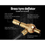 NNEDSZ Tyre Deflater with Pressure Gauge Valve