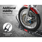 NNEDSZ Motorcycle Motorbike Carrier Rack 2 Towbar Arm Rack Dirt Bike Ramp Steel