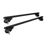 NNEDSZ Universal Car Roof Rack 1080mm Cross Bars Aluminium Black Adjustable  Car 90kgs load Carrier