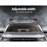 NNEDSZ Universal Car Roof Rack 1080mm Cross Bars Aluminium Black Adjustable  Car 90kgs load Carrier