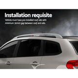 NNEDSZ Universal Car Roof Rack 1360mm Cross Bars Aluminium Silver Adjustable Car 90kgs load Carrier