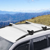 NNEDSZ Universal Car Roof Rack 1360mm Cross Bars Aluminium Silver Adjustable Car 90kgs load Carrier