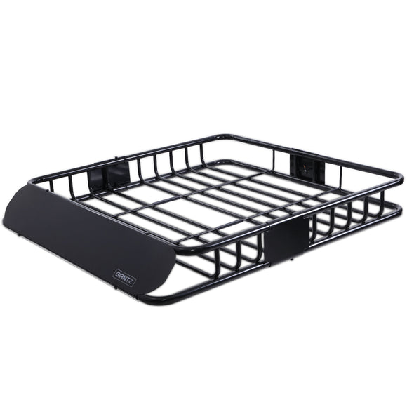 NNEDSZ Universal Roof Rack Basket Car Luggage Carrier Steel Vehicle Cargo 112cm
