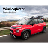 NNEDSZ Universal Roof Rack Basket Car Luggage Carrier Steel Vehicle Cargo 112cm