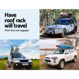 NNEDSZ Universal Roof Rack Basket Car Carrier Steel 123cm