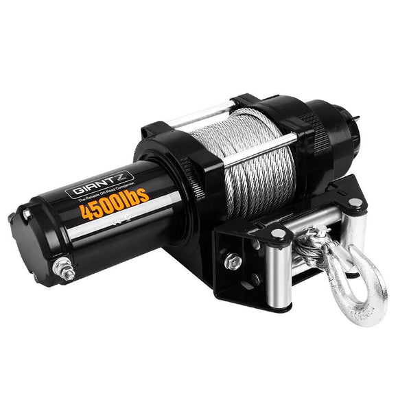 NNEDSZ 12V Wireless Electric Winch Remote with Steel Cable