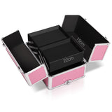 NNEDSZ 7 in 1 Portable Cosmetic Beauty Makeup Trolley - Pink