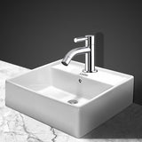 NNEDSZ Ceramic Rectangle Sink Bowl - White