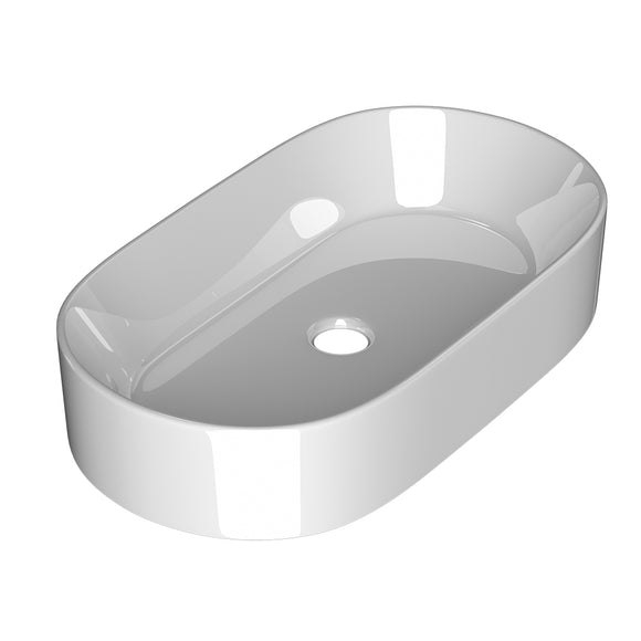 NNEDSZ Cefito Bathroom Basin Vanity Ceramic Basin Above Counter Hand Wash Long Shape