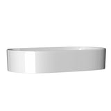 NNEDSZ Cefito Bathroom Basin Vanity Ceramic Basin Above Counter Hand Wash Long Shape