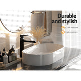 NNEDSZ Cefito Bathroom Basin Vanity Ceramic Basin Above Counter Hand Wash Long Shape
