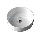 NNEDSZ Cefito Bathroom Basin Ceramic Vanity Basin Above Counter White Hand Wash