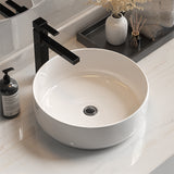 NNEDSZ Cefito Bathroom Basin Ceramic Vanity Basin Above Counter White Hand Wash