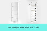 NNEDPE Mirrored Shoe Storage Cabinet Organizer- 170 x 63 x 17cm