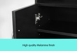 NNEDPE 21 Pairs Shoe Cabinet Rack Storage Organiser - 80 x 30 x 90cm - Black