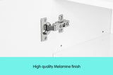 NNEDPE 21 Pairs Shoe Cabinet Rack Storage Organiser - 80 x 30 x 90cm - White