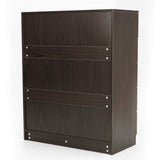 NNEDPE Tallboy Dresser 6 Chest of Drawers Cabinet 85 x 39.5 x 105 - Brown
