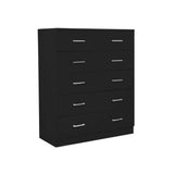 NNEDPE Tallboy Dresser 6 Chest of Drawers Cabinet 85 x 39.5 x 105 - Black