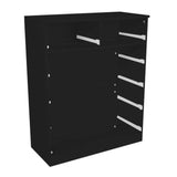 NNEDPE Tallboy Dresser 6 Chest of Drawers Cabinet 85 x 39.5 x 105 - Black