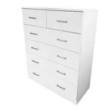 NNEDPE Tallboy Dresser 6 Chest of Drawers Cabinet 85 x 39.5 x 105